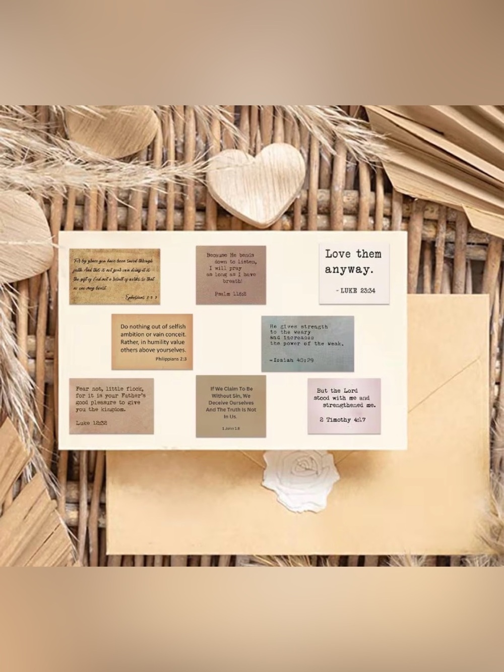 Scripture Card Set — Neutral Pastel Colors